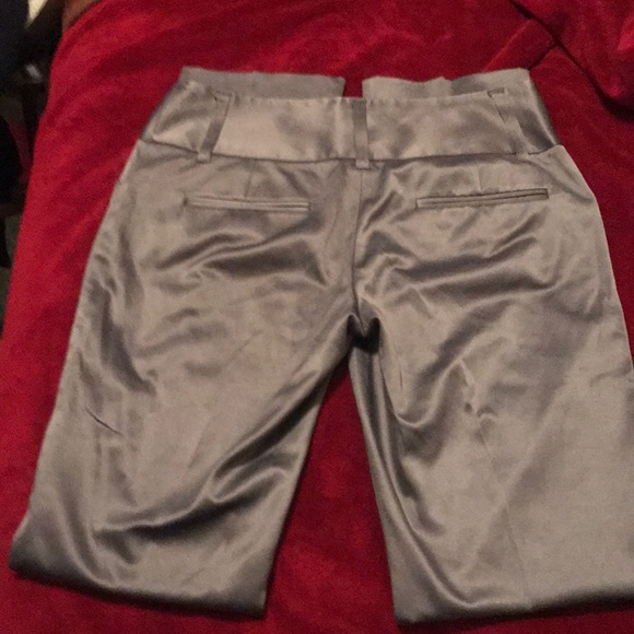 INC Gray Silky Pants - Picture 5 of 7